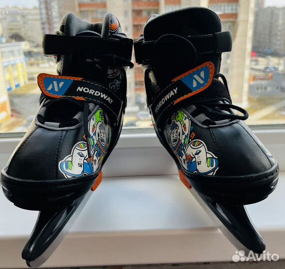 Коньки раздвижные детские Nordway 26-31