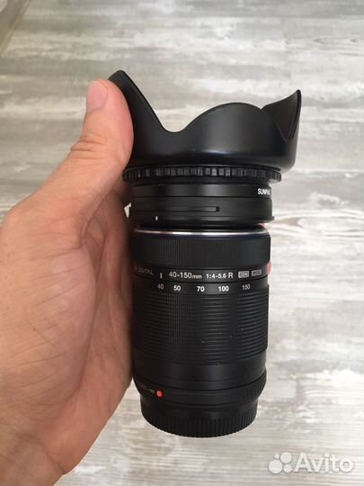 Объектив Olympus 40-150 mm на micro 4/3