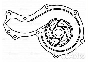 Luzar LWP1819 Насос водяной для ам VW Golf iiiiipa