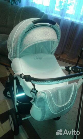 Коляска 3 в 1 Индиго