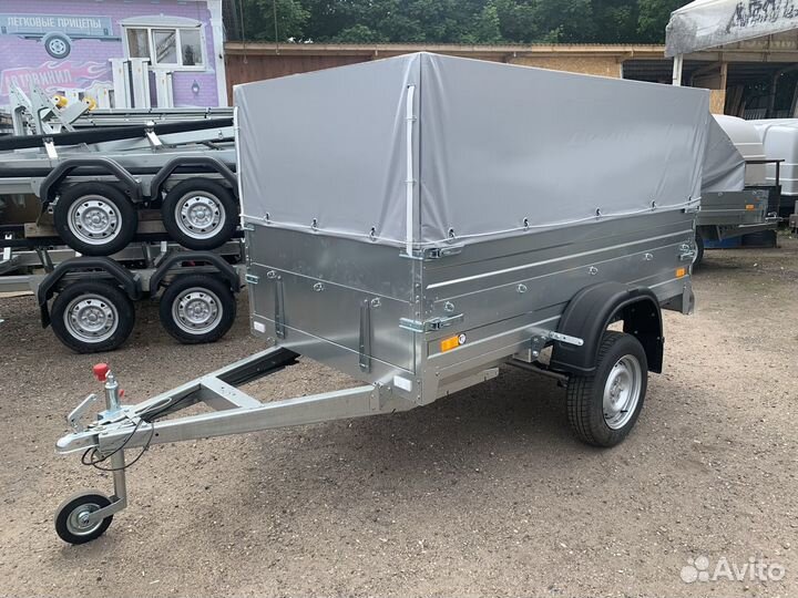 Прицеп сст 7132-2К (Надставной борт и Тент 0.8)