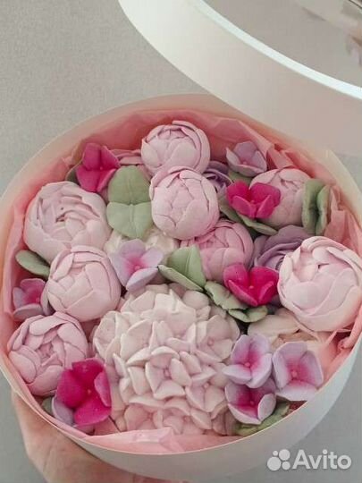 Съедобные букеты из зефира/зефирная флористика