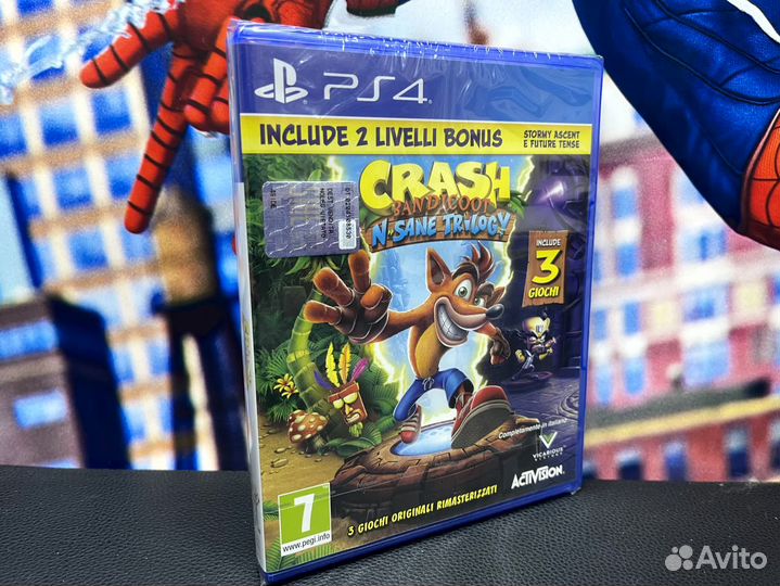 Crash bandicoot N Sane Trilogy PS4