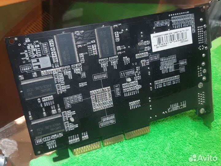 AGP видеокарта asus FX5500XT/128M gddr 128BIT DVI