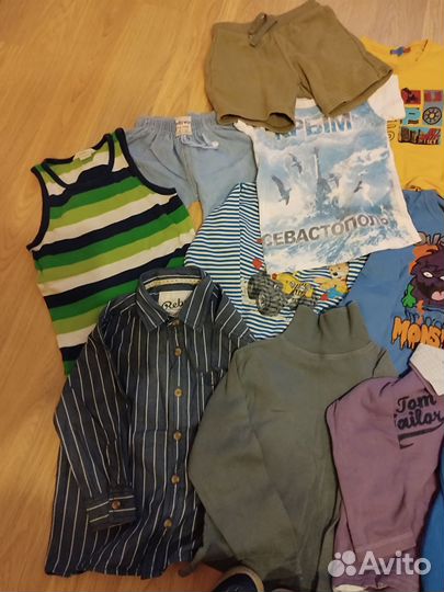 Вещи пакетом мальчика 3-4 года