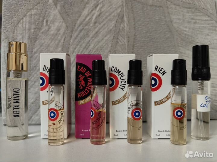 Пробники и отливанты(продажа/обмен)