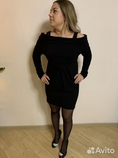 Вечернее черное платье imaggi