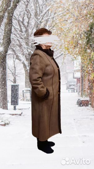 Дубленка натуральная женская бу