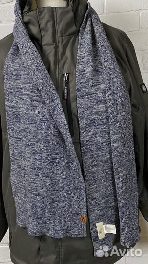 Camel Active шарф 2 метра хлопковый трикотаж