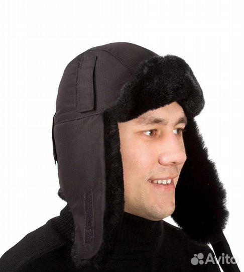 Шапка ушанка мужская
