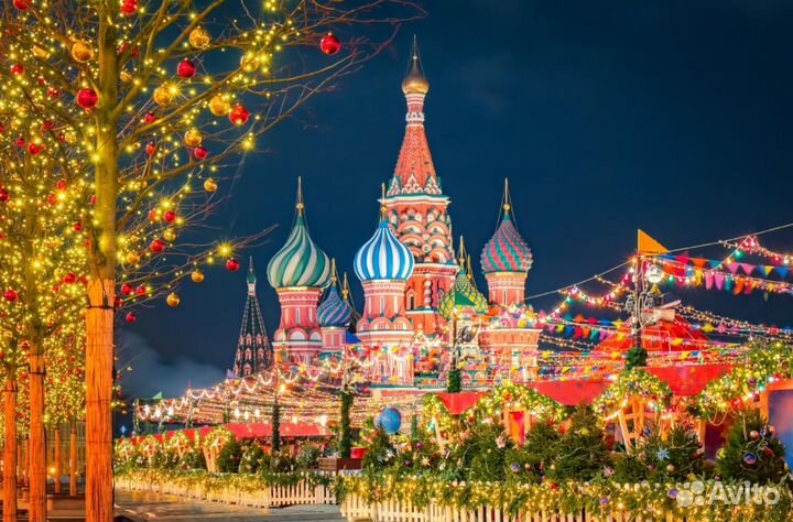 Предновогодний тур в Москву из Уфы 22 декабря