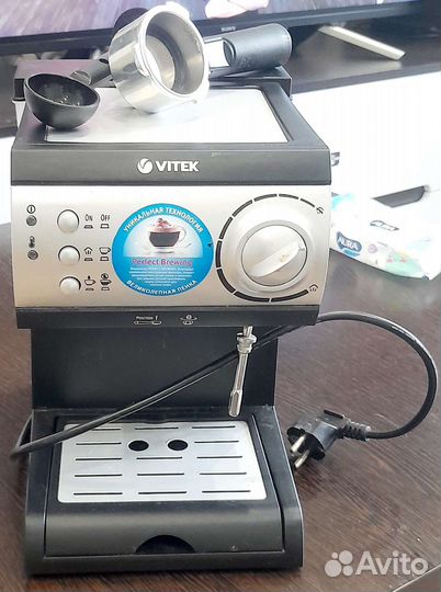 Кофеварка vitek VT-1511 BK, черный