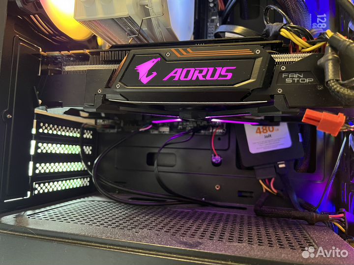 Видеокарта GTX 1070 aorus 8 гб