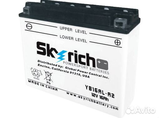 Аккумулятор skyrich YB16AL-A2