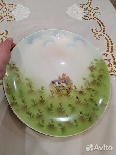 Фарфор Вербилки блюдо