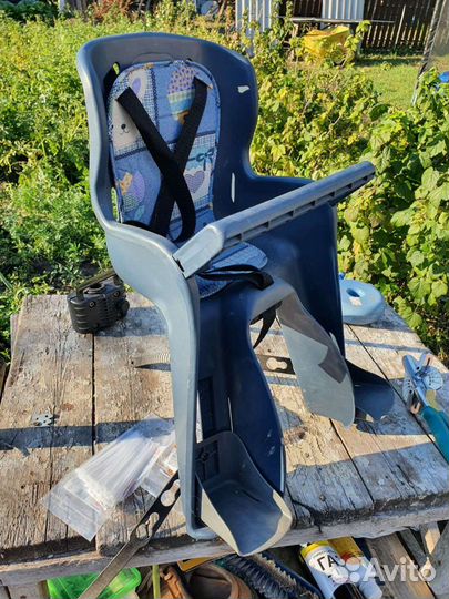 Детское велокресло переднее бу
