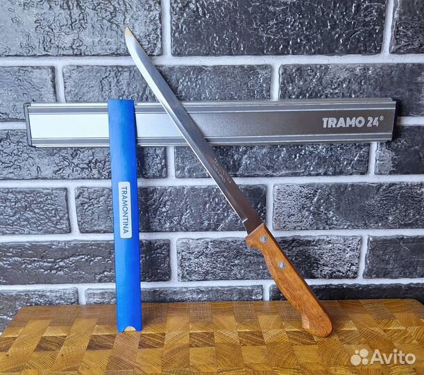 Нож слайсер для ветчины Tramontina 22.5см