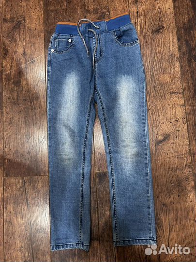 Комбинезон, штаны, 5 шт джинс 122-146см
