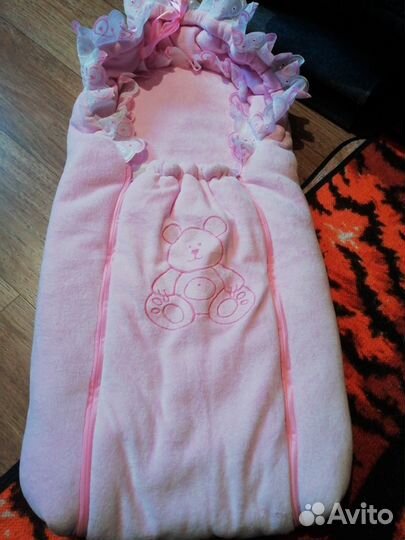 Комплект для девочки теплый велюровый