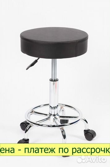 Табурет лабораторный нс-8004 (чёрный)