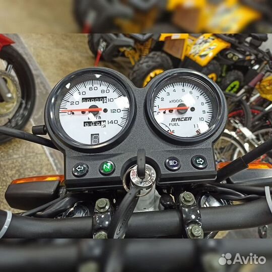 Мотоцикл racer RC150-23 tiger белый