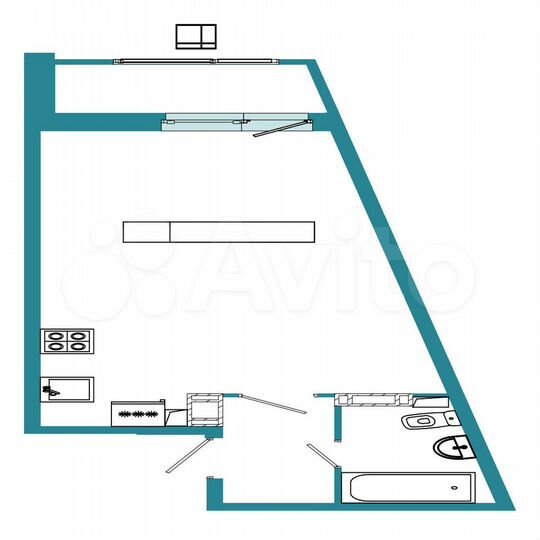 Квартира-студия, 35,5 м², 10/18 эт.