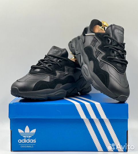 Кроссовки Adidas ozweego женские Triple black