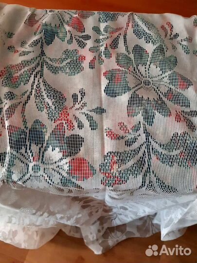 Покрывало на 2-спальн.кровать и тюль