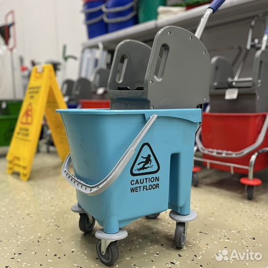 Ведро на колёсах 23 л с отжимом