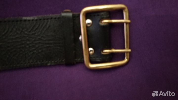 Ремень кожаный советский вмф