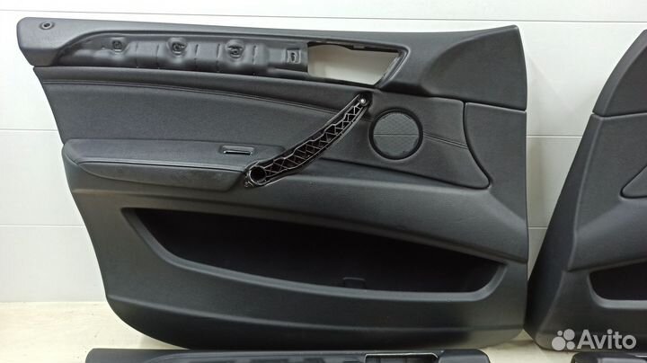 Комплект дверных карт черные BMW X5 E70