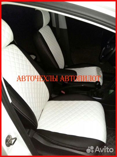 Чехлы Автопилот Volkswagen Polo 5 Sd из экокожи