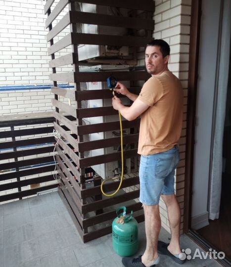 Ремонт кондиционеров, заправка чистка сплит систем