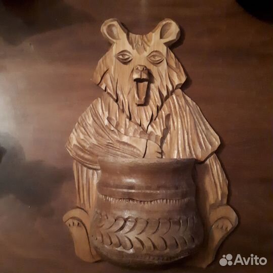 Статуэтки медведи СССР. Дерево. Вещи СССР