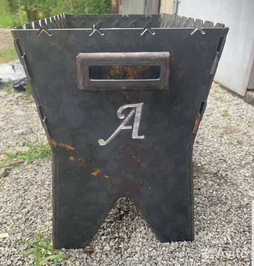 Мангал ручной работы из стали 3мм