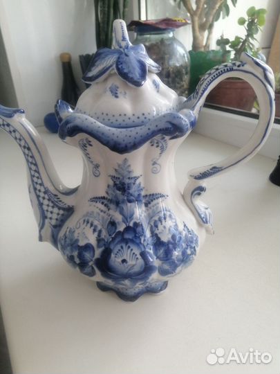 Заварочный чайник Гжель