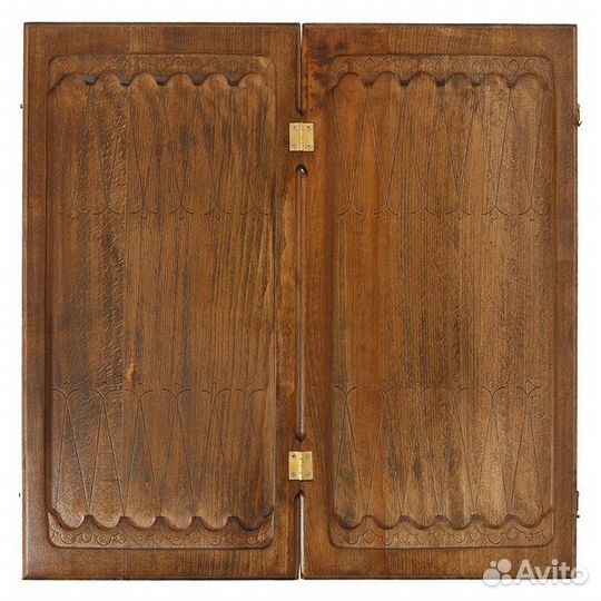 Нарды и шашки резные Три звезды 60 х 60 см бук Армения 62768