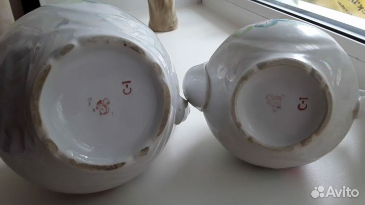 Форфоровый чайник набор