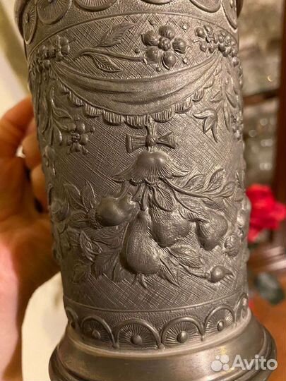 Оловянная кружка. Италия. Винтаж