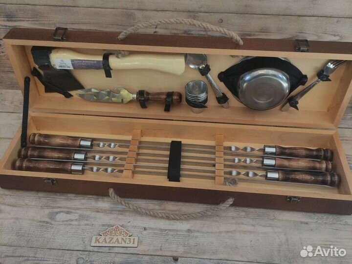 Подарочный набор для мужчины с шампурами