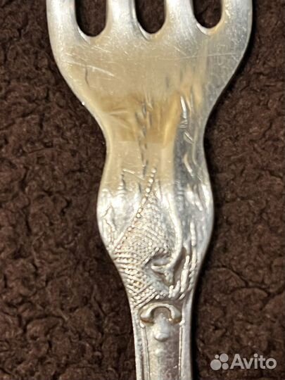 Мельхиоровая Вилка для рыбы