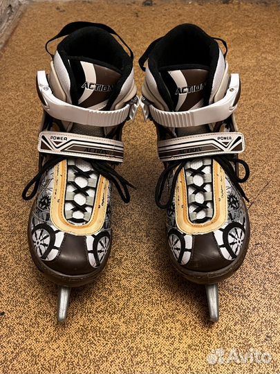 Коньки раздвижные action