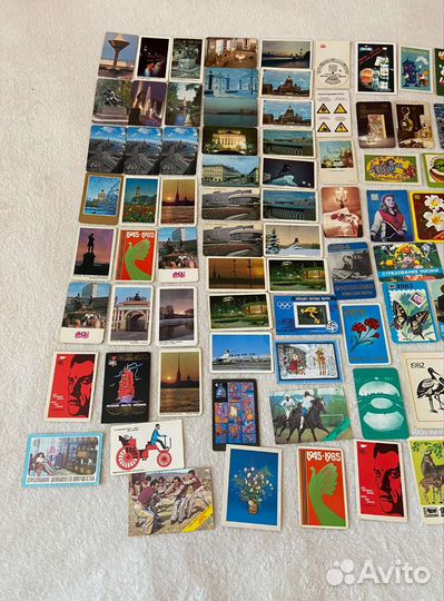 Карманные Календарики СССР коллекция Календари 200