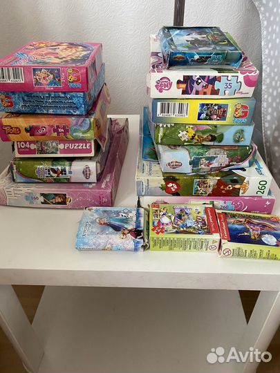 Пазлы для детей, 16 штук, цена за все