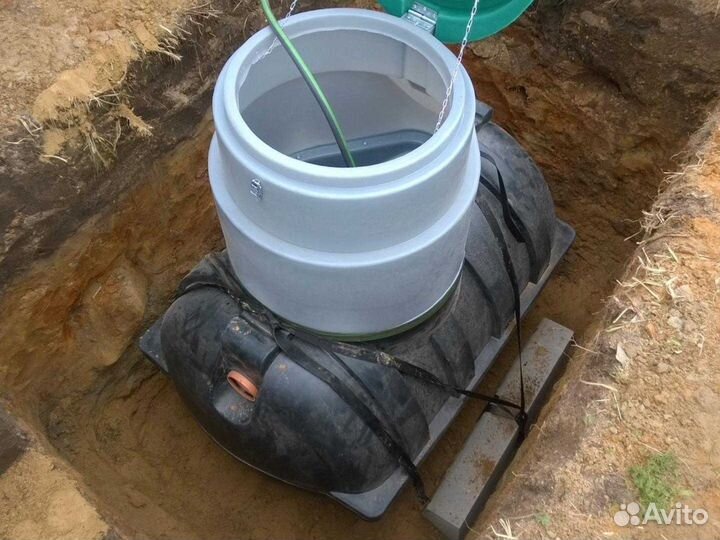 Септик эко Тополь 8 переливной
