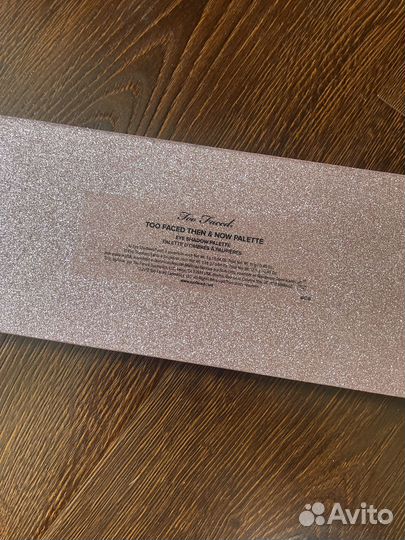 Палетка теней too faced