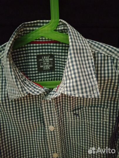 Рубашки 122-128 нов и отс
