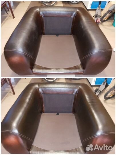 Реставрация кожаной мебели