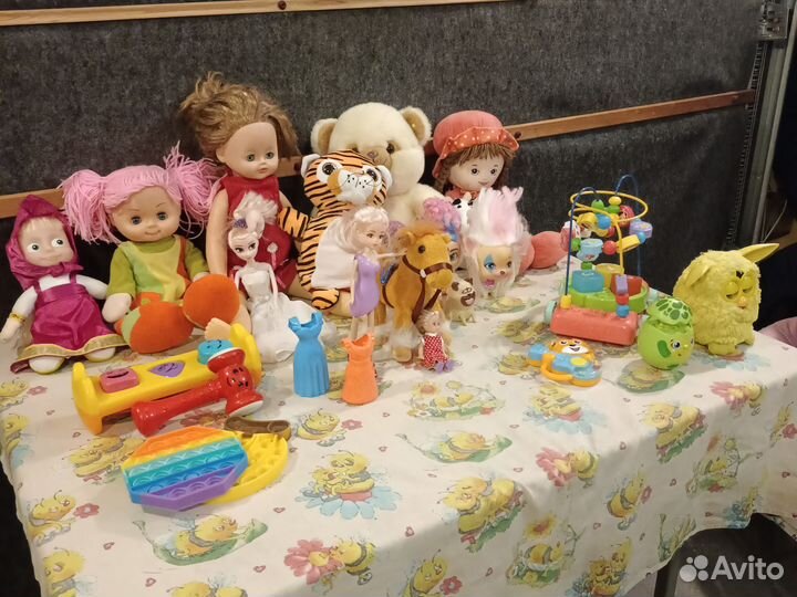Куклы, мягкие игрушки 21шт