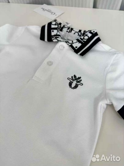 Детские шорты и классическое поло Christian Dior